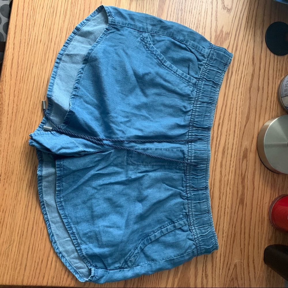 Jean-Like Shorts (Blue)
